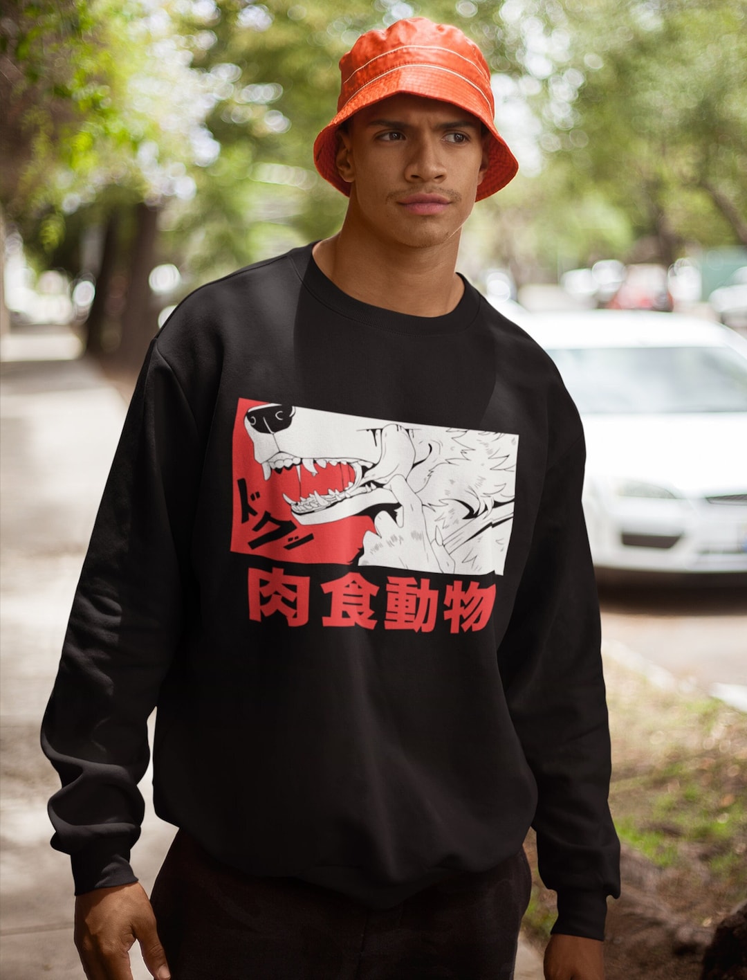 Haru and Legosi Vaporwave Sweatshirt: Unisex Beastars Anime Shirt - Gift for Anime Lovers