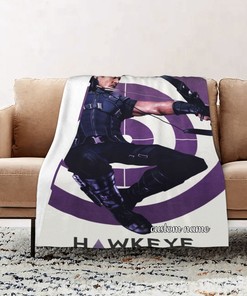 Hawkeye Quilt Blanket Set with Personalized Name - Ideal for Home Decoration & Sofa