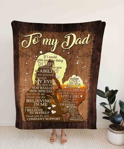 Holding Hands Family Quilt Blanket For Dad - Sofa Blanket