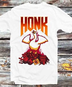 Honk Goose D20 Duck Animal D&D Tee - Vintage Retro Cool Gift