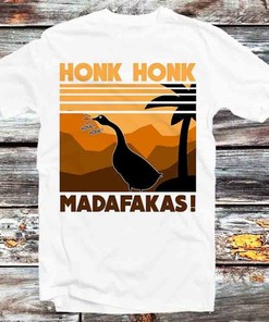 Honk Honk Goose Tee - Amusing Anime/Cartoon Fan Gift with Style