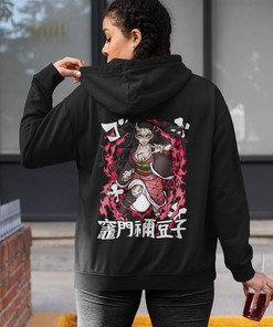 Hoodie for Her with Trendy Art Design - The Best Anime Gift