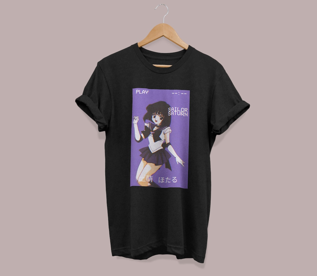 Hotaru Tomoe Sailor Saturn Tee - Classic and Cute Anime Shirt for Lovers