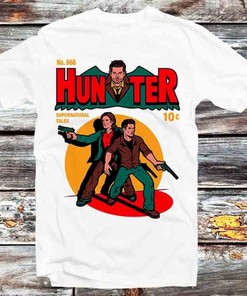 Hunter Comic Supernatural Cartoon Vintage Style T-Shirt - Cool and Stylish Present for Manga Fans