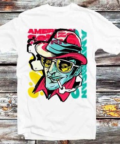 Hunter Thompson Gonzo Life T-Shirt - Vintage Anime Gift for Fans of Gonzo Journalism and Anime