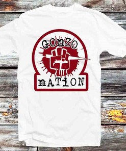 Hunter Thompson Gonzo Nation Tee - Retro Cool Gift for Fans of Journalism