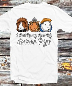 I Just Really Love My Guinea Pigs T-Shirt - Vintage Retro Hoodie for Anime Lovers