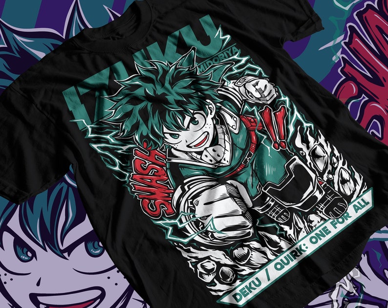 Izuko Hero Academy Sweatshirt - Anime Homage Tee - Overhaul Hoodie - Image 2