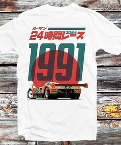 JDM RX7 Japanese Car Unisex Cartoon Anime Top - Vintage Retro Gift for Anime and Car Lovers
