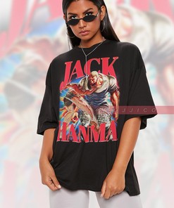 Jack Hanma Baki the Grappler Tee, Yujiro Hanma Anime Shirt, Boxing Manga Merchandise for Fans