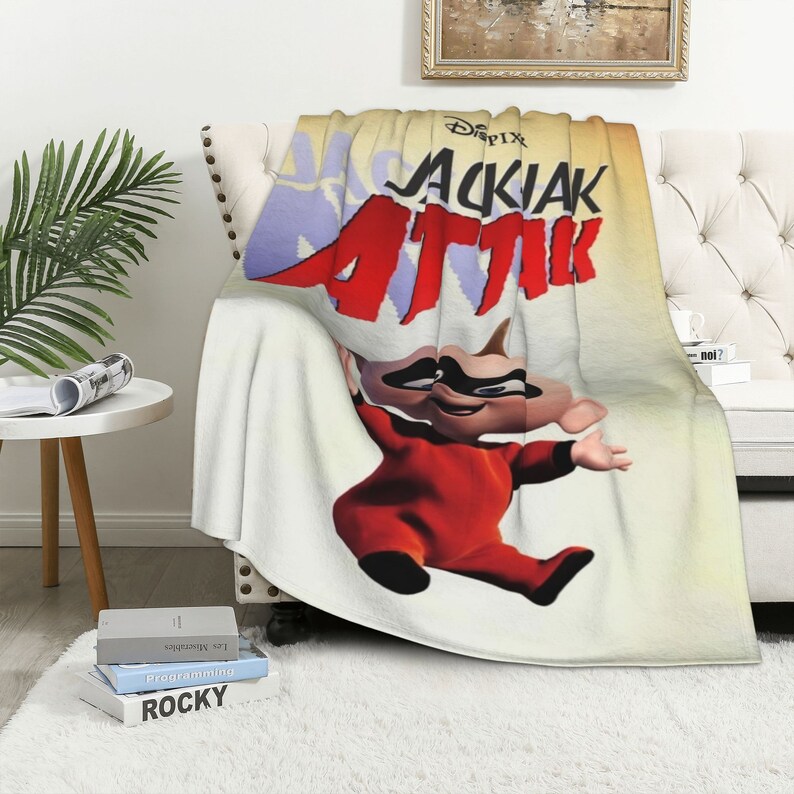 Jack Jack Attack Personalized Quilt Blanket Set - Great for Sofa Blanket, Picnic, Family Gifts - Image 3