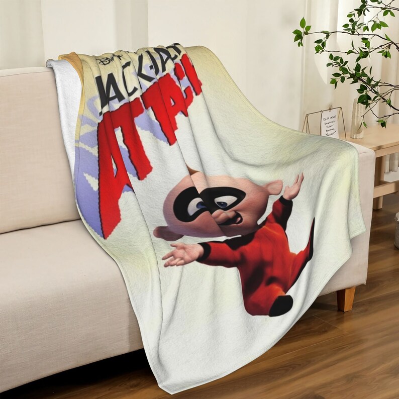 Jack Jack Attack Personalized Quilt Blanket Set - Great for Sofa Blanket, Picnic, Family Gifts - Image 4