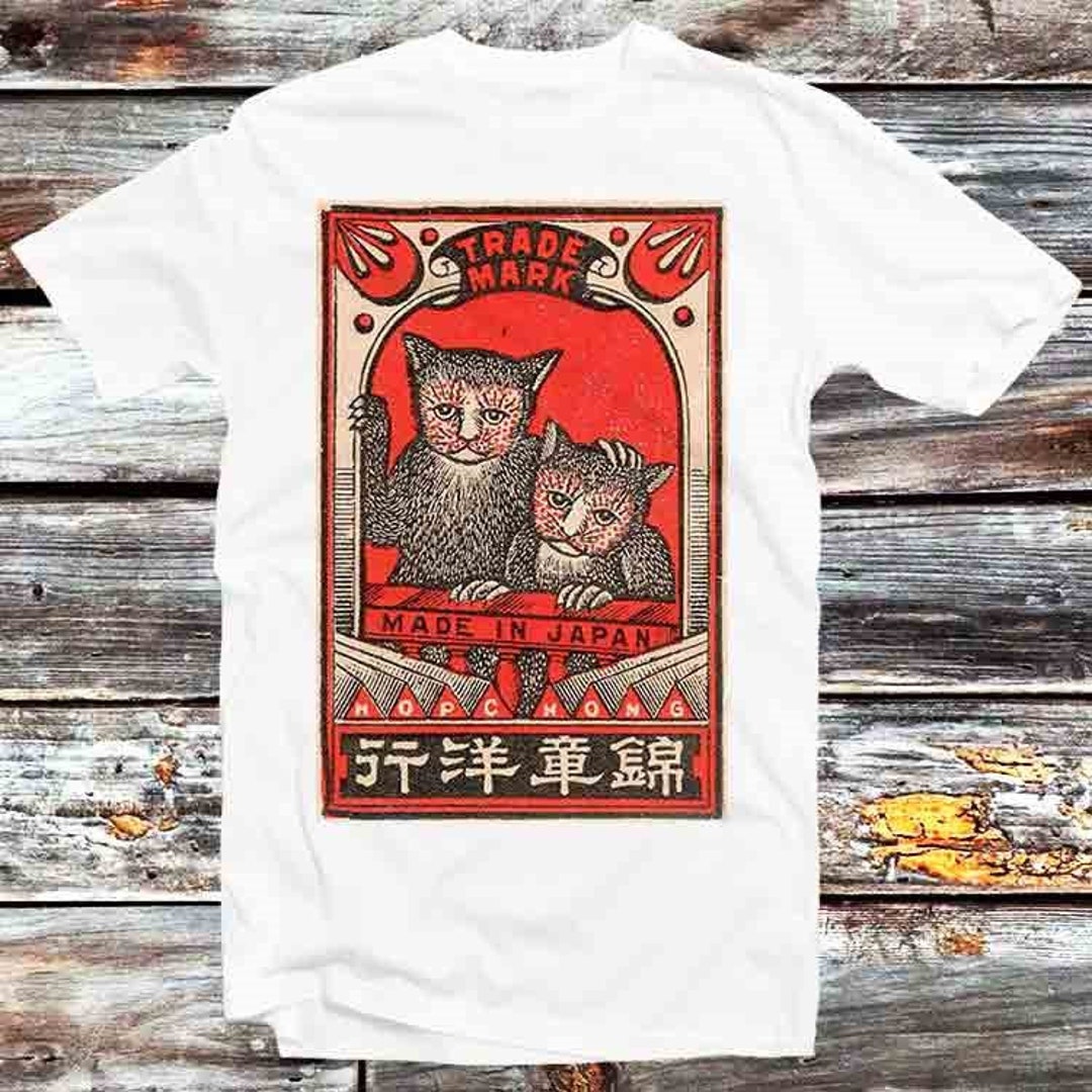 Japan Cat Evolution T-Shirt - Cute Japanese Cartoon Cat Lovers Tee: Fan Gift Included