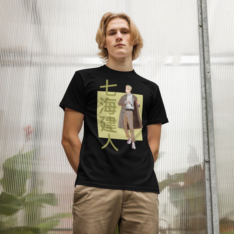 Japanese Anime Tee with Unique Manga Print T-Shirt - Gift for Anime Fans - Image 2