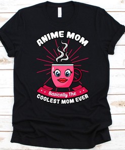 Japanese Cartoon T-Shirt for Anime Mom, Great Mother's Day Gift for Manga Addicts Fans