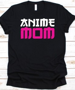 Japanese Cartoon T-Shirt for Anime Mom, Great Mother's Day Gift for Manga Addicts and Japanese Animation Fans