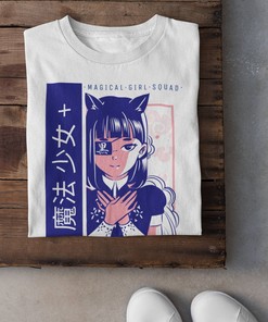 Japanese Comics Manga Illustration Tee - Kawaii Dragon Anime Shirt