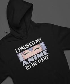 Japanese Gift Sweatshirt - I Love Anime for Sao Anime Lover, Unisex Anime Hoodie, Anime Gift