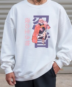 Japanese Kimono Anime Graphic Sweatshirt: Cute Anime Girl Design for a Creature of The Night & Perfect Gift for Anime Lovers