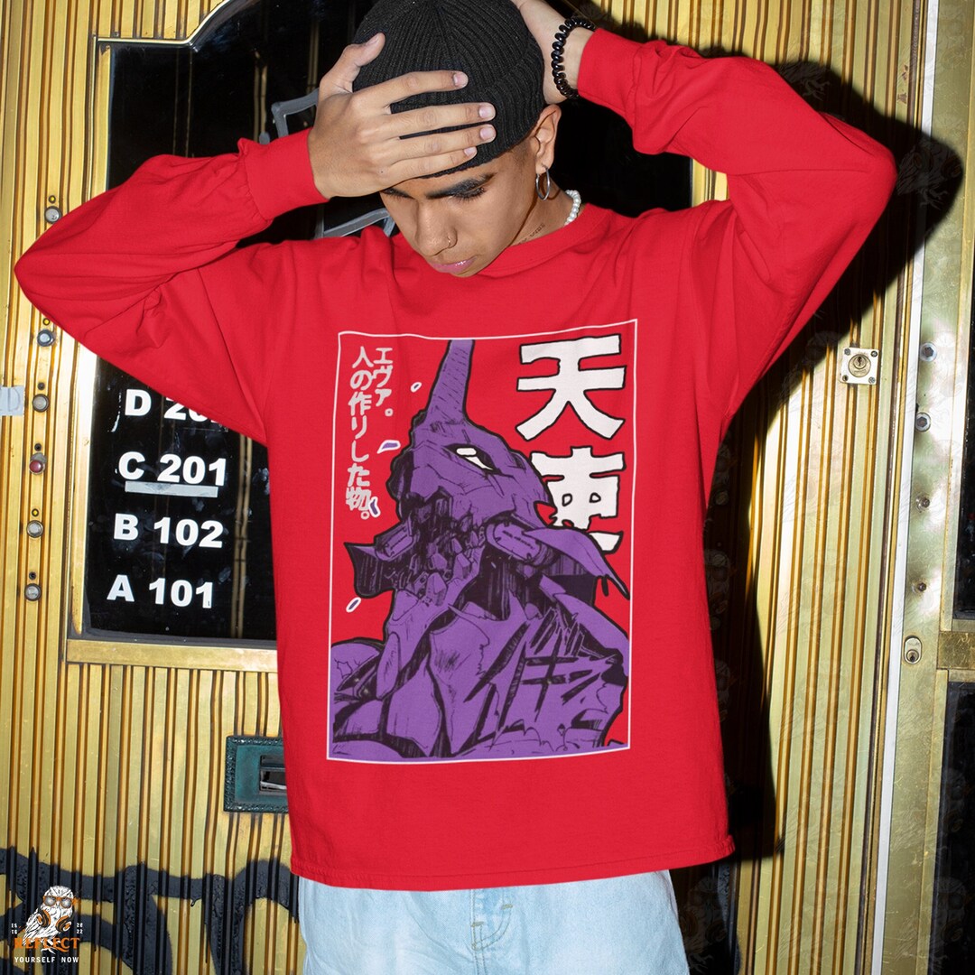 Japanese Manga Fashion with Misato Katsuragi Anime Tee in Unisex Evangelion Aesthetic Shirt
