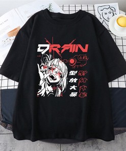 Japanese Manga Tee, Black Cotton T-Shirt, Cool Anime Shirt for Fans, Perfect Gifts For Fans