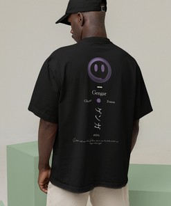 Japanese Style Shadow Mon Graphic Tee - Stylish Anime Shirt for Fans and Lovers
