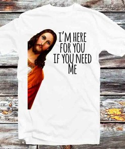 Jesus Meme T-Shirt - A Cool and Funny Cartoon Anime Tee Perfect for Anyone with a Sense of Humor