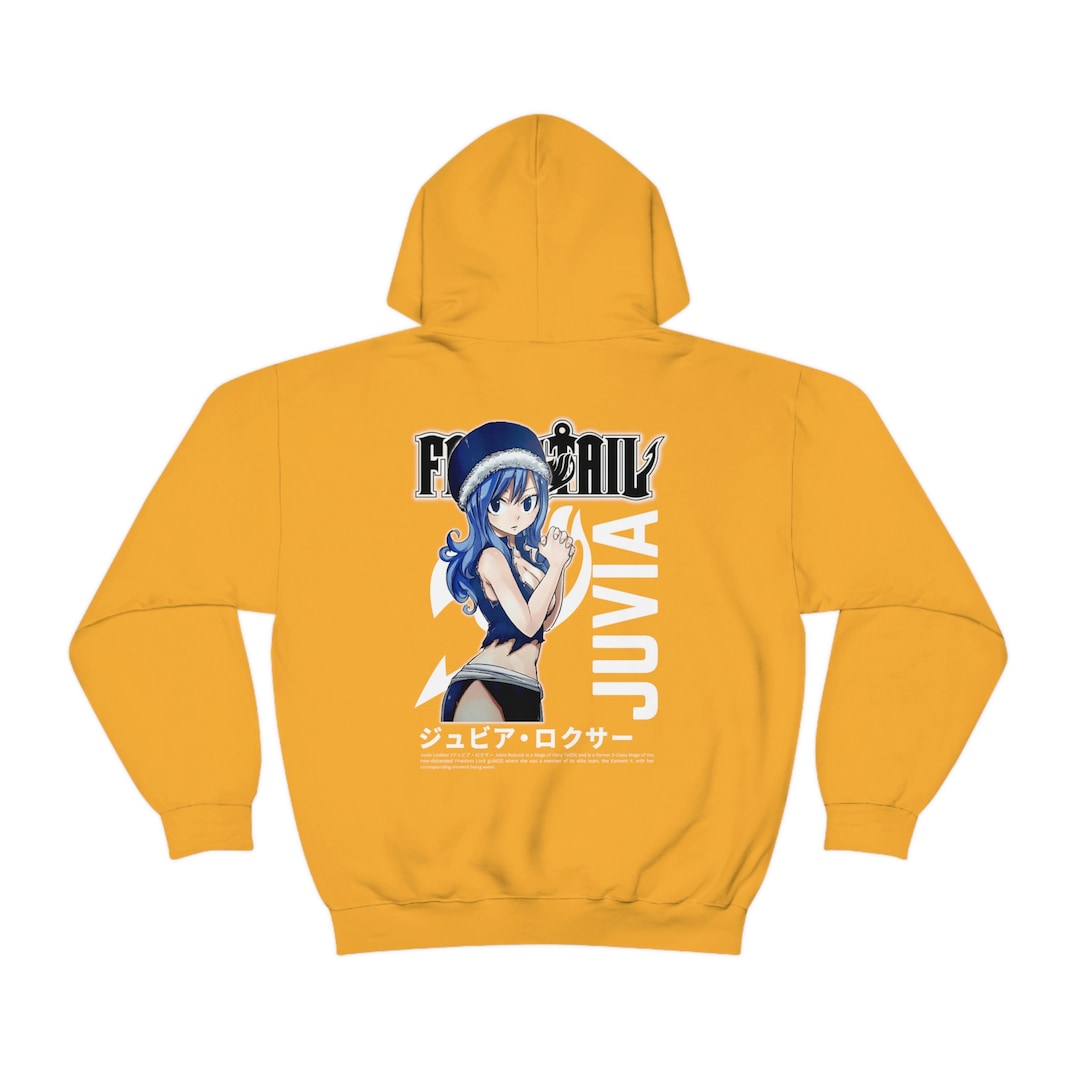 Juvia's Anime Hoodie, Pullover, and Sweater from Fairy Tail Series - Gift for Fans