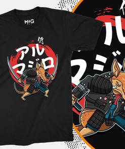 Kanji Armadillo T-shirt - Samurai Ninja Animal Lover Tee for Fans of Manga and Anime #OH352