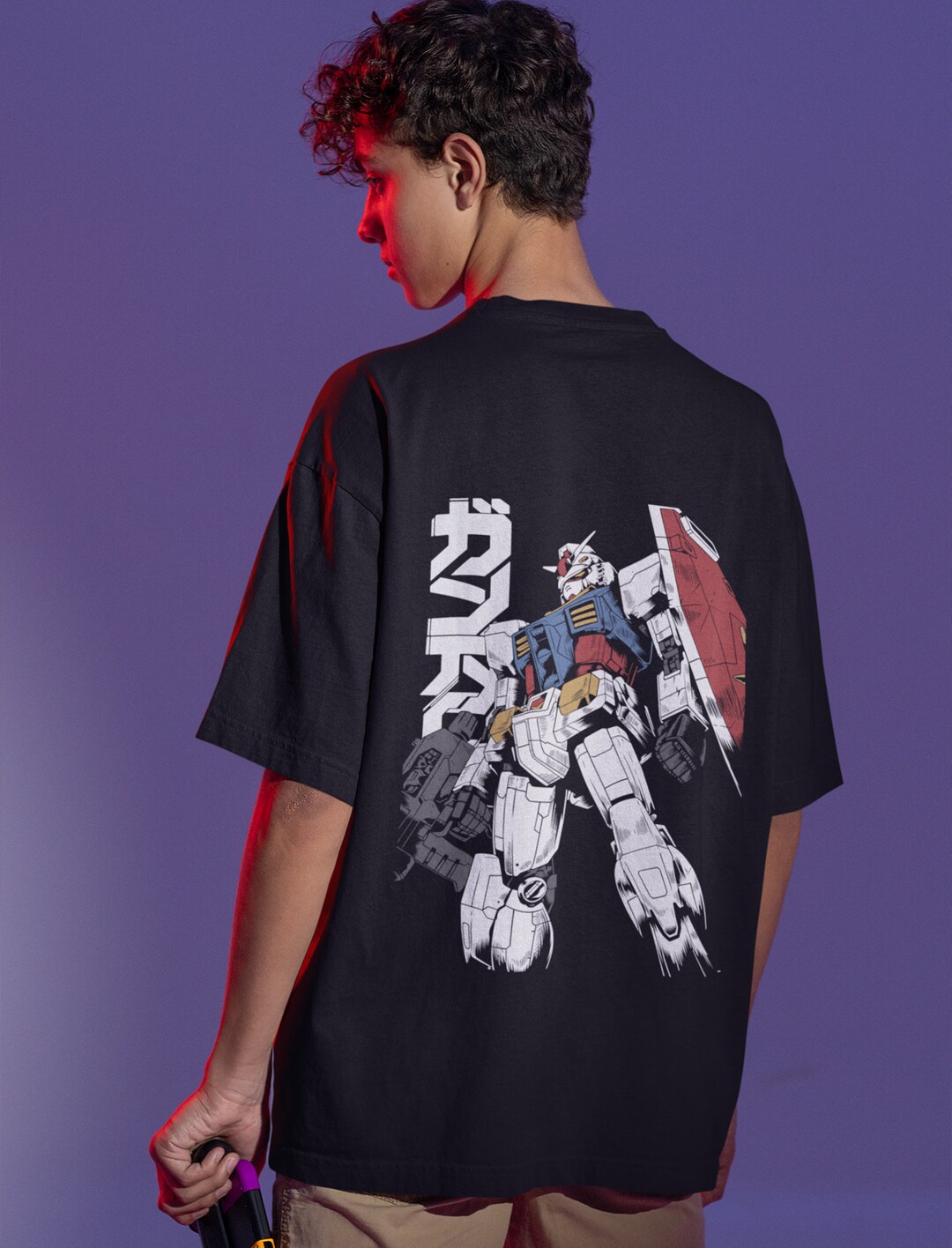 Kawaii Aesthetic Anime Tee - Gundam Vintage Unisex Shirt for Gundam and Manga Lovers