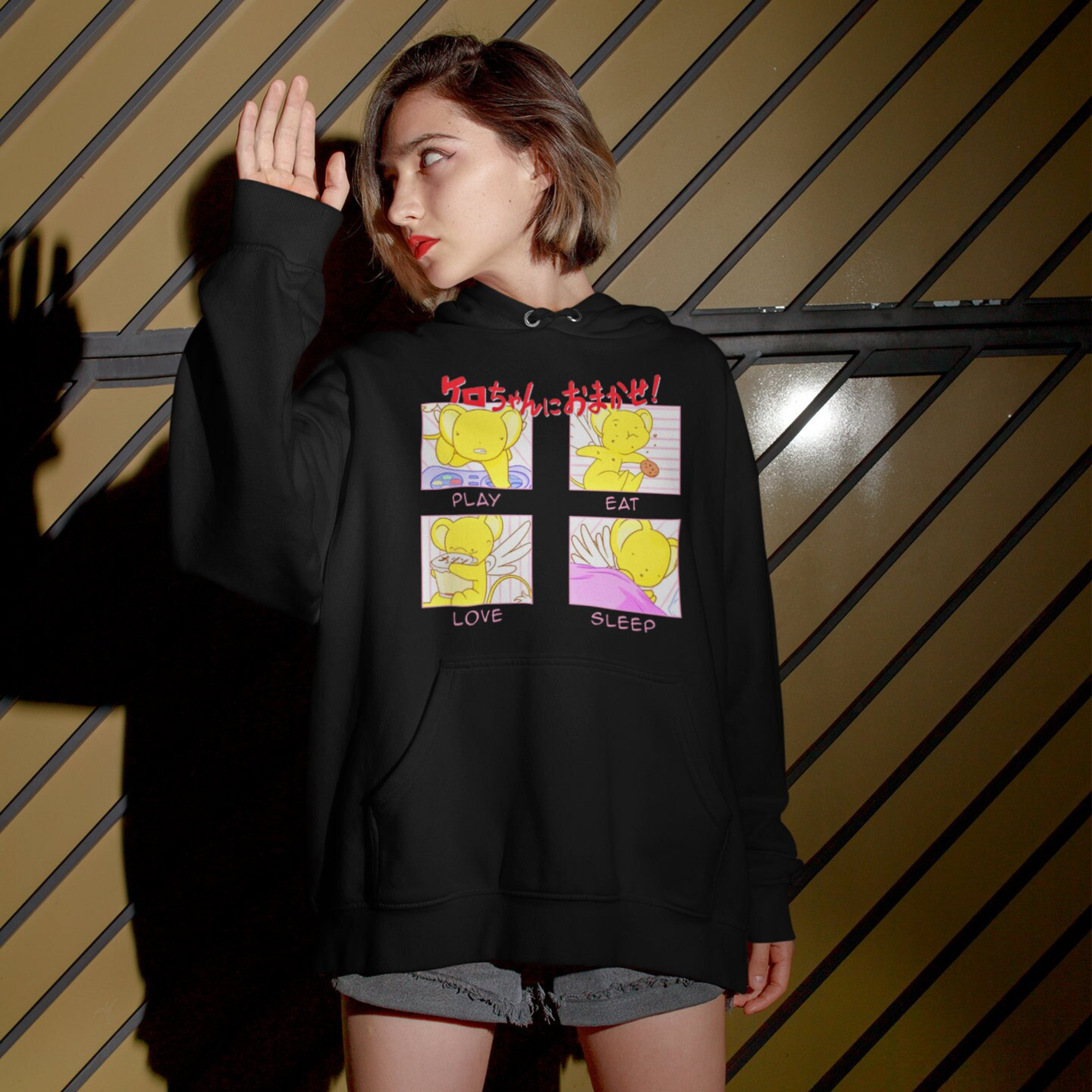 Kawaii Anime Aesthetic T-Shirt for Pastel Goth Fans, Lo Fi & Chill Tee - 90s Anime Graphic Shirt - Image 3