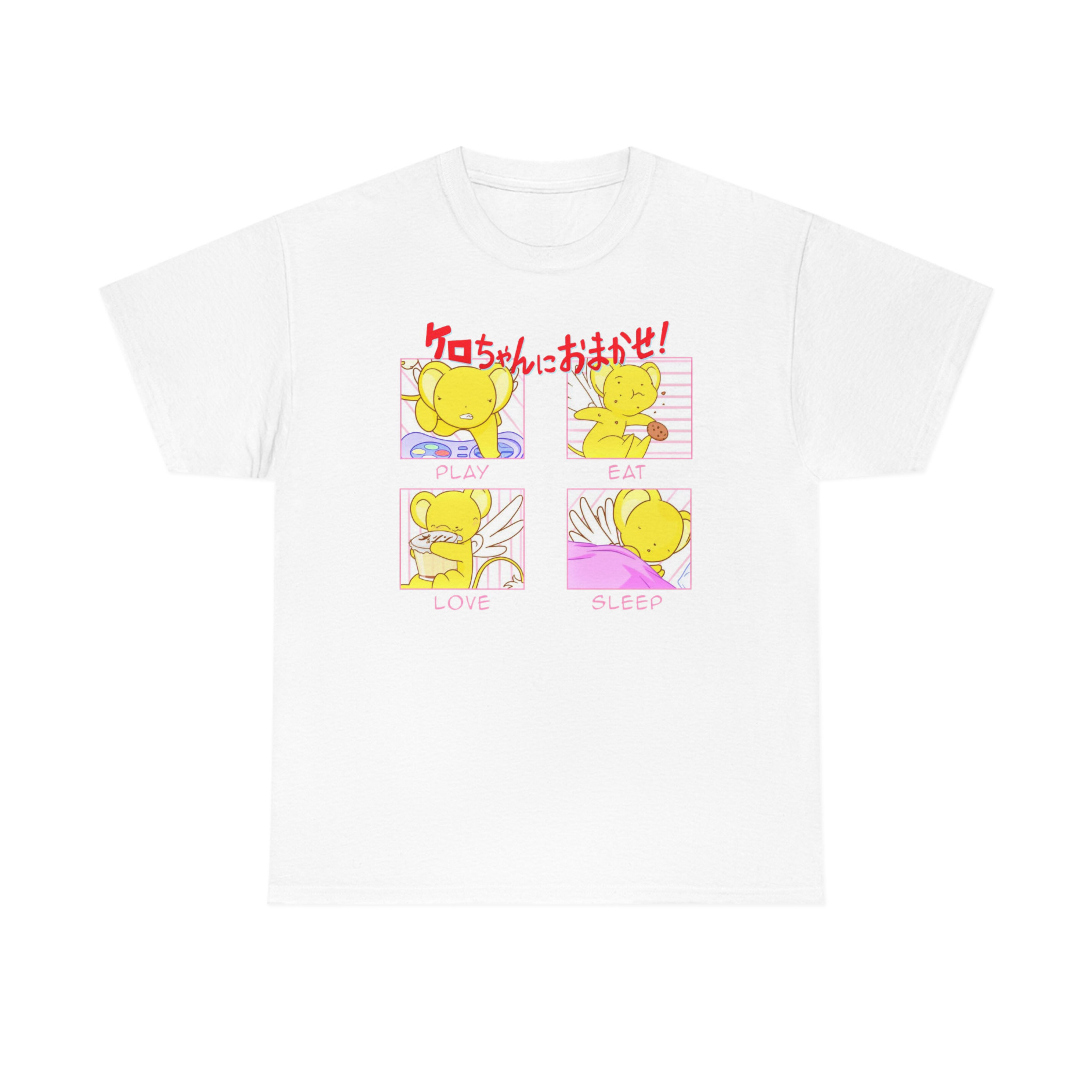 Kawaii Anime Aesthetic T-Shirt for Pastel Goth Fans, Lo Fi & Chill Tee - 90s Anime Graphic Shirt - Image 4