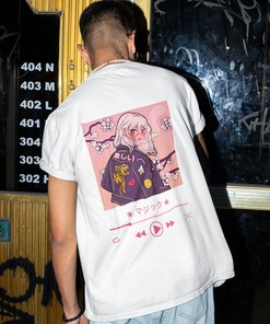 Kawaii Dragon Anime T-Shirt - Japanese Comics Manga Illustration Tee