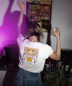 Kawaii Dragon Japanese Comics T-Shirt - Japanese Anime Manga Girl Tee