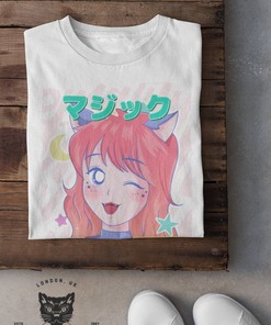 Kawaii Dragon Japanese Comics Tee - Manga Illustration Japan Anime Shirt
