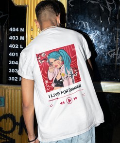Kawaii Dragon Shirt - Japanese Comics Manga Illustration Tee for Fans