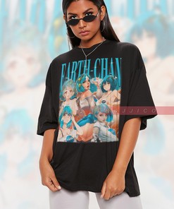 Kawaii Earth Chan Otaku Meme Shirt, Waifu Anime Sweater for Fans