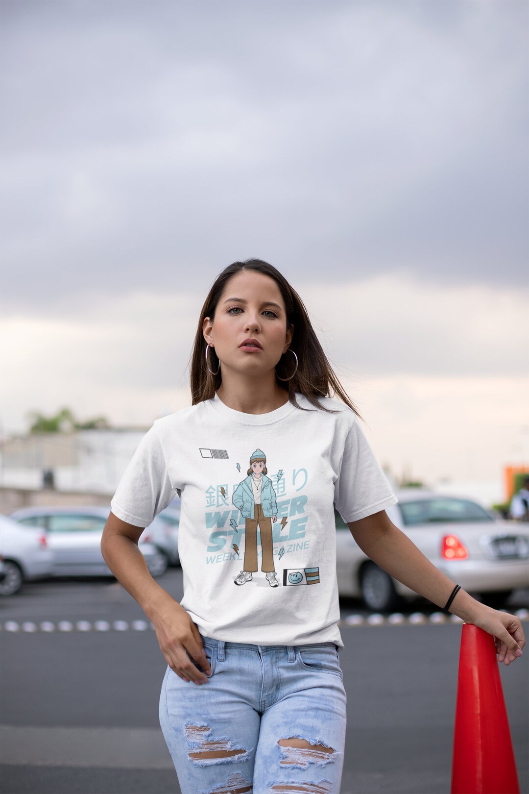 Kawaii Manga Girl Tee - Japanese Comics T-Shirt for Anime Lovers