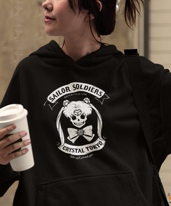 Kawaii Manga Sweatshirt with Sailor Moon Fan Gift and Mamoru Luna Serena Anime Shirt