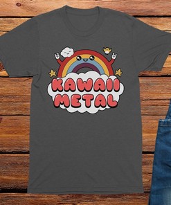 Kawaii Metal Anime Tee - Unisex Men's Tee, Funny Novelties, Geek Collection Shirt