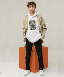 Kawaii Unisex Gundam Hoodie - Cute Anime Aesthetic