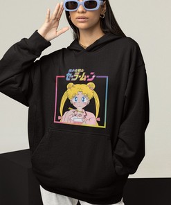 Kawaii Unisex Hoodie - Anime Sailor Noodle Crewneck Sweatshirt - Oversize Weeaboo Hoodie Gift - Gifts For Fans