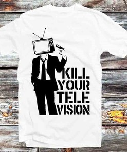 Kill Your Television Anonymous T-Shirt - Retro and Fun Present for Anime Fans