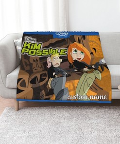 Kim Possible Quilt Bedding Set with Personalized Name - Perfect for Home Decoration & Sofa