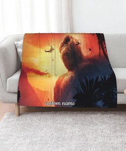 King Kong Personalized Quilt Blanket - Great Gifts for Family and Home Decoration