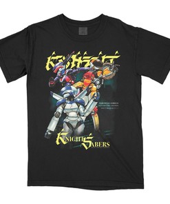 Knight Sabers Bubblegum Crisis Shirt - 80s ANime Tee - ANime Gift for Fans