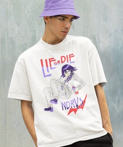 Kokichi Ouma Despair Coffee T-Shirt, Danganronpa Anime Tee for Otaku