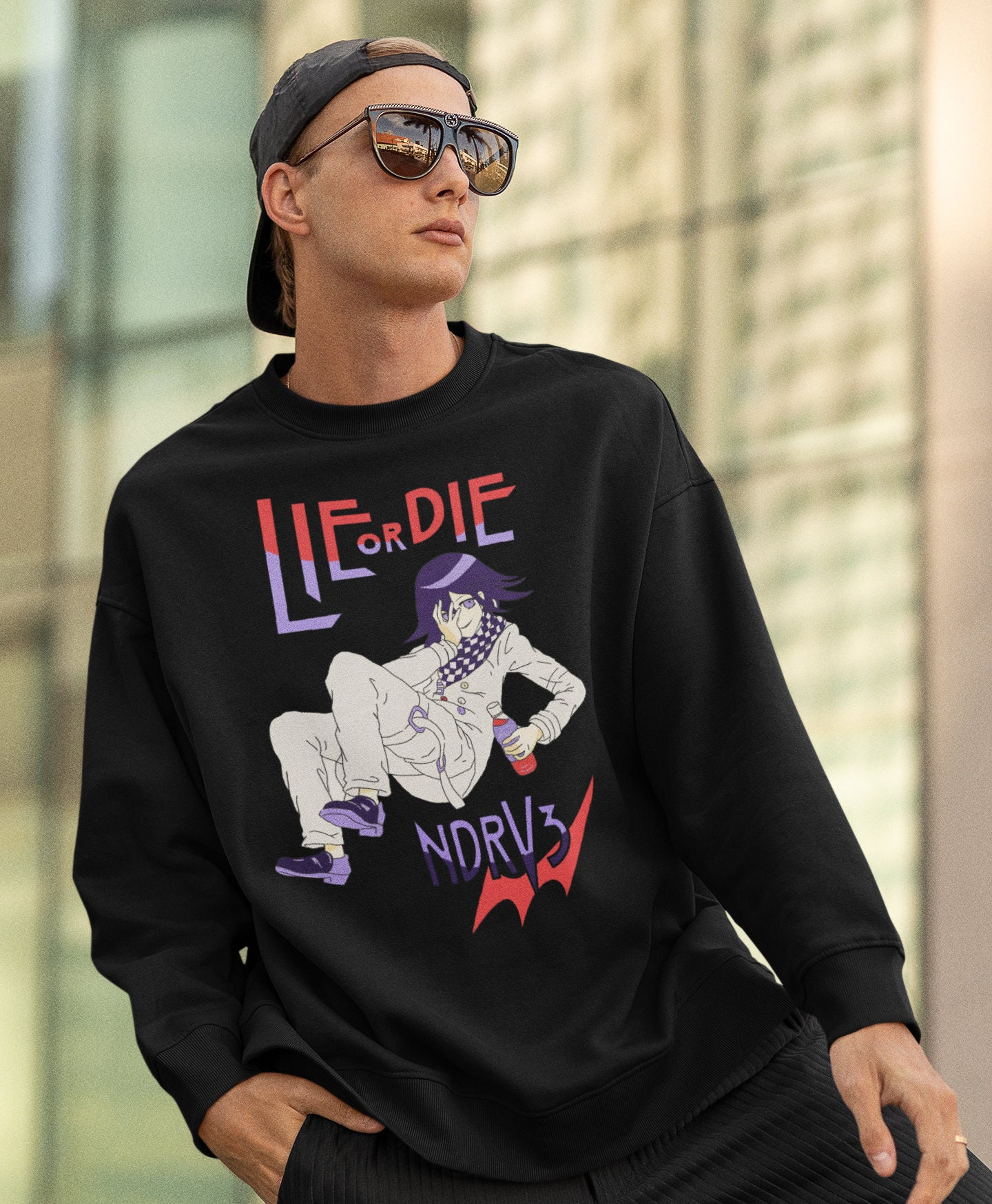 Kokichi Ouma Despair Coffee T-Shirt, Danganronpa Anime Tee for Otaku - Image 3