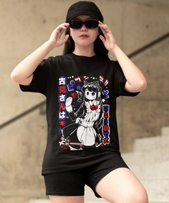Komi Can't Communicate Anime Waifu Sweatshirt - Unisex Komi Can't Communicate Manga Graphic Tee, Otaku Clothing Merchandise