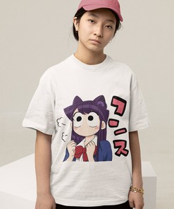 Komi Can't Communicate Graphic Tee: Aesthetic Design for Anime Waifu Fans